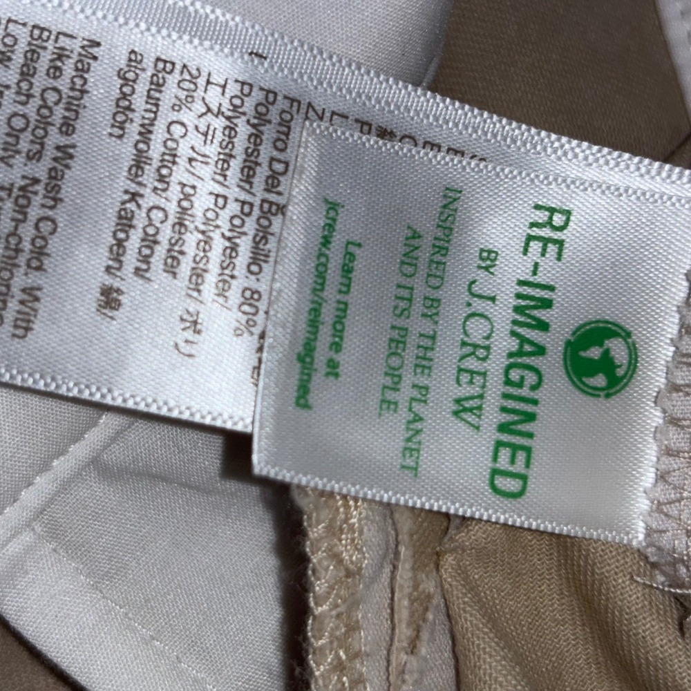 NWT J.Crew 5" Tan Chino 100% Cotton Shorts Chic Minimalist Preppy Women Size 4 - Picture 9 of 11